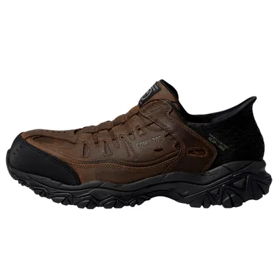 Skechers Holdredge-ryker Hands Free Slip Ins Dark Brown 200234w-cdb Men's