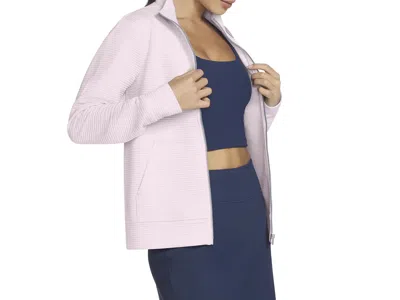 Skechers Hoodless Hoodie Go Walk Everywhere Jacket In Pink