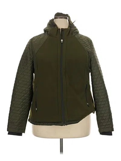 Pre-owned Skechers Jacket In Green