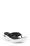 Skechers Kamaryn Thong Sandal In Black