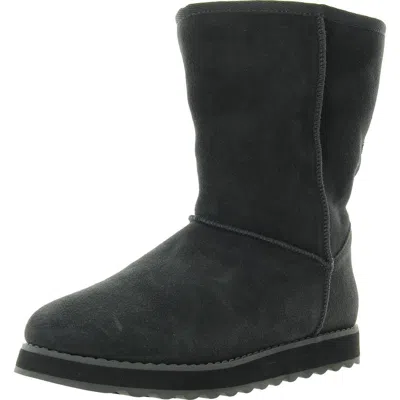 Skechers Keepsakes 2.0 - First Flurry Womens Suede Memory Foam Winter & Snow Boots In Grey