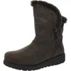 Skechers Keepsakes 2.0 - On My Team Womens Faux Suede Ankle Winter & Snow Boots In Brown
