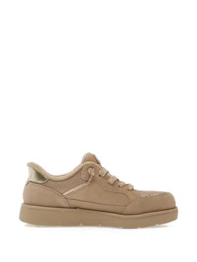 Skechers Keepsakes Cozy Lace-up Sneakers In Brown