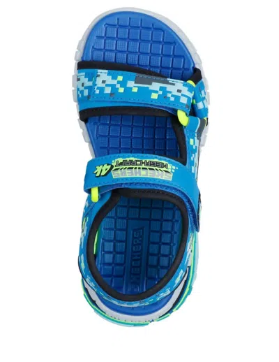 Skechers Kid's Mega Splash Sandals In Craft In Blue