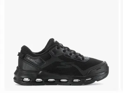 Skechers Kids Glide Step Lace Sneaker In Black