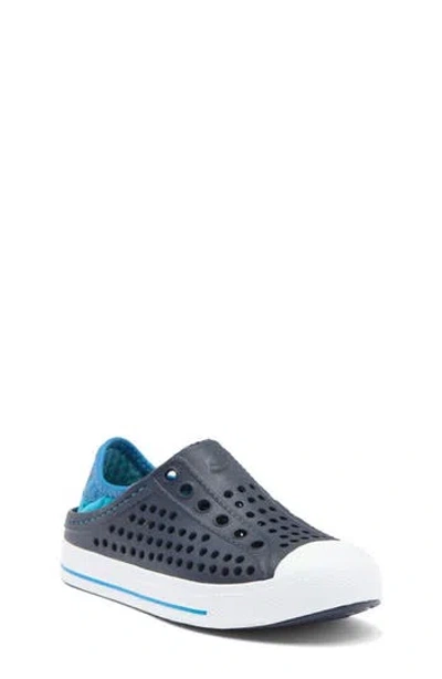 Skechers Kids' Guzman Step Slip-on Sneaker In Navy/blue