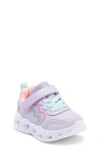 Skechers Kids' Heart Lights Light-up Sneaker In Purple