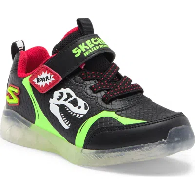 Skechers Kids' Illumi-brights Sneaker In Black/lime