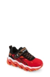 Skechers Kids' Mega-surge 2.0 Light-up Sneaker In Red/black