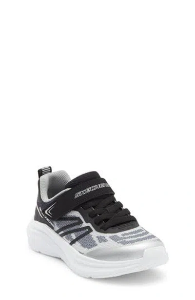 Skechers Kids' Microspec Velocity Sneaker In Black