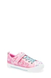 Skechers Kids' Rainbow Cloud Light Up Sneaker In Pink