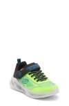 Skechers Kids' S-lights®: Meteor-lights Krendox Light-up Sneaker In Green