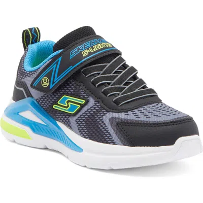 Skechers Kids'  S Lights Tri-namics Sports Trainers Colour: Black/yellow, Size: Junior 2/35