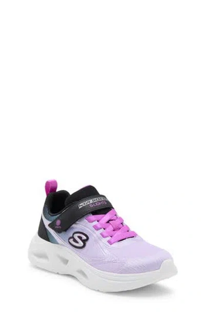 Skechers Kids' S-lights Sola Glow 2.0 Dazzle Steps Sneaker In Purple