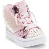 Skechers Kids' Twi-lites 2.0 Light Up High Top Sneaker In Pink