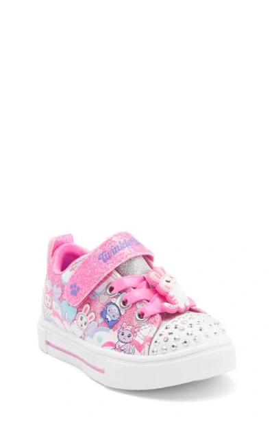 Skechers Babies'  Kids' Twinkle Sparks Kittyverse Light-up Sneaker In Animal Print