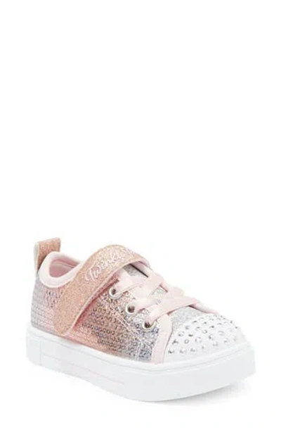 Skechers Kids' Twinkle Sparks Sneaker In Light Pink/multi