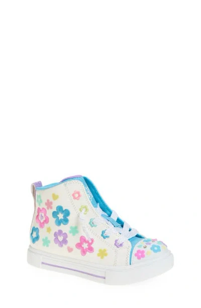 Skechers Kids' Twinkle Sparks Stellar Star Light-up Sneaker In Multi/purple
