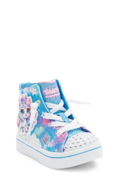 Skechers Kids' Twinkle Toes Twi-lites 2.0 Light-up Unicorn Glam Sneaker In Multi