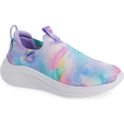 Skechers Kids' Ultra Flex 3.0 Washable Slip-on Sneaker In Lavender/multi
