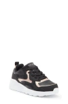 Skechers Kids' Uno Lite Sneaker In Black/rose Gold