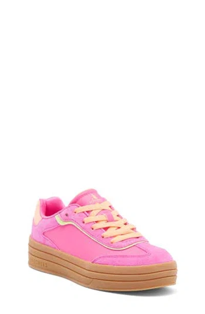 Skechers Kids' Zinger Lift Sneaker In Hot Pink/multi