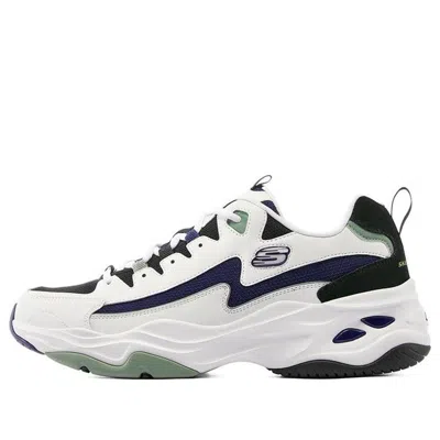 Skechers Knitshorts 'white Blue' In Multi