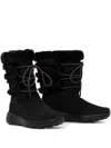 Skechers Lace-up Faux-fur Trimmed Boots