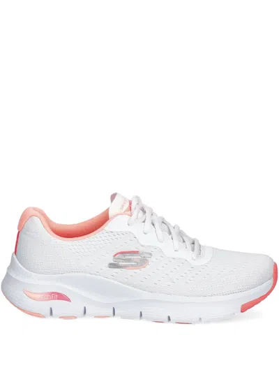Skechers Lace-up Sneakers In White
