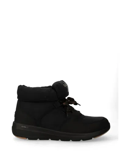 Skechers Lace-up Boots In Black
