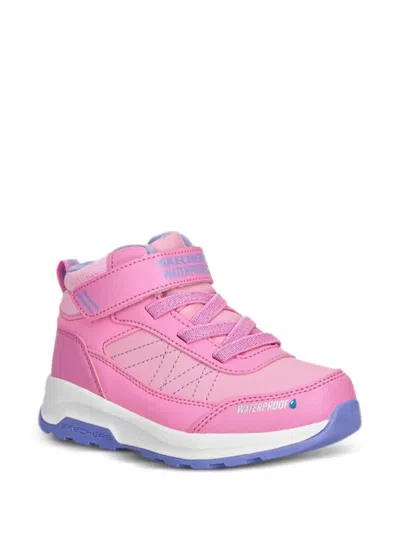 Skechers Kids' Lace-up Strap Sneakers In Multi