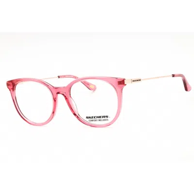 Skechers Ladies Pink Round Eyeglass Frames Se2167