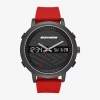 Skechers Lawndale Mens Chronograph Red Strap Watch Sr5073 In Red