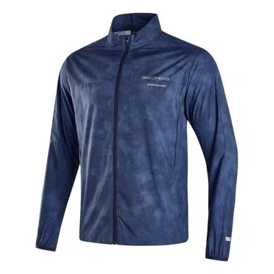 Skechers Lightweight Sun Protection Woven Long Sleeve Jacket 'blue'