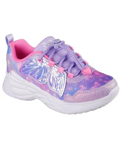 Skechers Kids' Little Girls Dream Racer In Purple