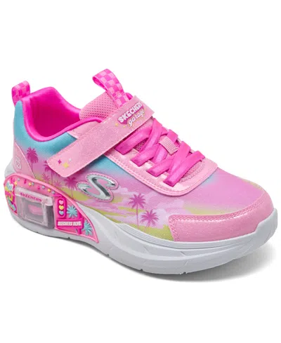 Skechers Kids' Little Girls' Garage In Pink