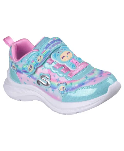 Skechers Kids' Little Girls Jumpsters In Blue