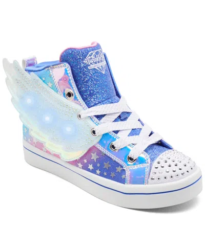 Skechers Kids' Little Girls Twinkle Toes Twi-lites 2.0 In Blue,multi