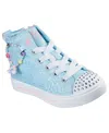 Skechers Little Girls Twinkle Toes: Twinkle Sparks In Light Blue