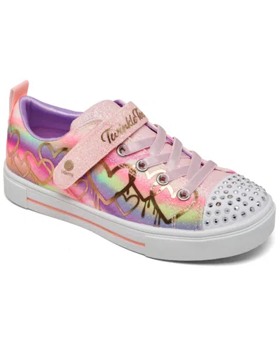 Skechers Kids' Little Girls Twinkle Toes: Twinkle Sparks In Pink