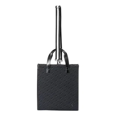 Skechers Logo Adjustable Shoulder Strap Tote Bag 'black'