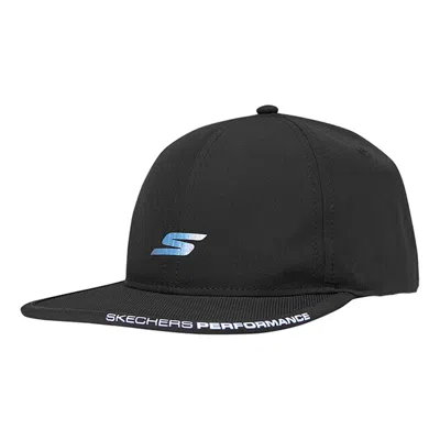 Skechers Logo Printed Baseball Cap 'black Blue'