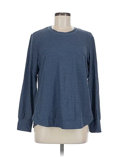 Pre-owned Skechers Long Sleeve T-shirt In Blue