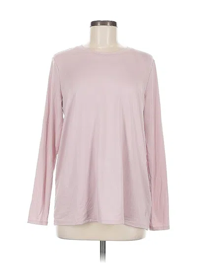 Pre-owned Skechers Long Sleeve T-shirt In Pink