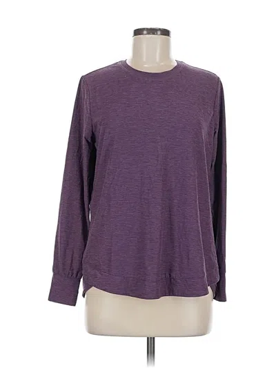 Pre-owned Skechers Long Sleeve T-shirt In Purple