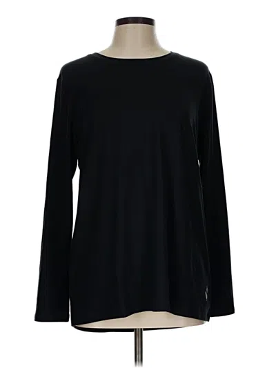Pre-owned Skechers Long Sleeve T-shirt In Black