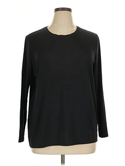 Pre-owned Skechers Long Sleeve T-shirt In Black