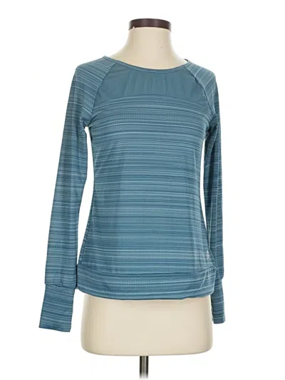 Pre-owned Skechers Long Sleeve T-shirt In Blue