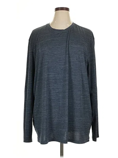 Pre-owned Skechers Long Sleeve T-shirt In Gray