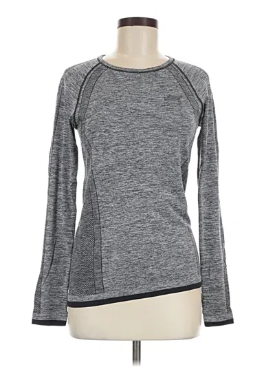Pre-owned Skechers Long Sleeve T-shirt In Gray